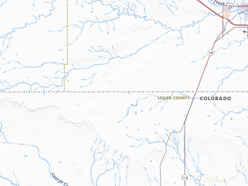 Radar-estimated hail-size map of the storm over Peetz, CO on Jul 9, 2026