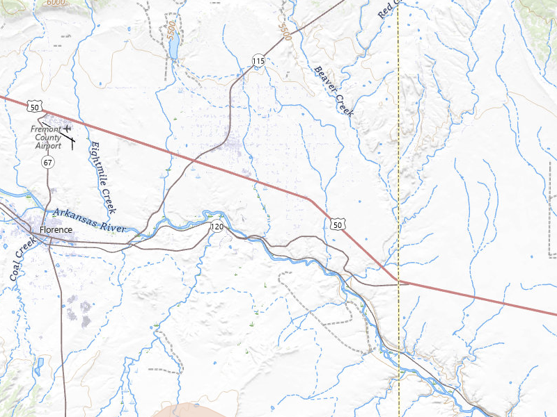Radar-estimated hail-size map of the storm over Penrose, CO on Jul 28, 2026