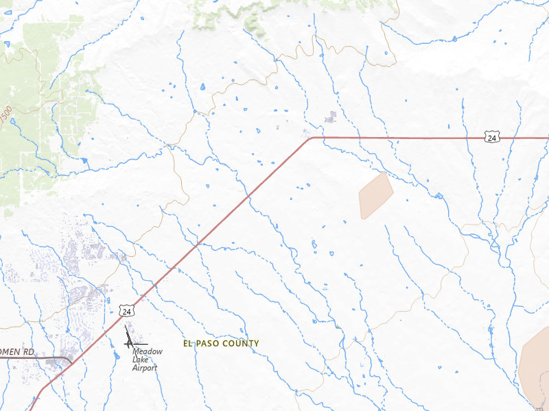 Radar-estimated hail-size map of the storm over Peyton, CO on Aug 15, 2026