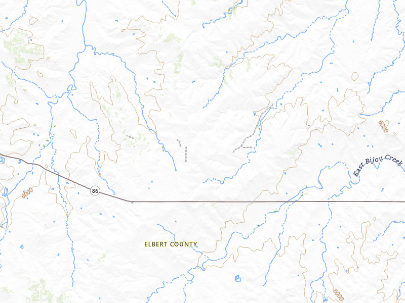Radar-estimated hail-size map of the storm over Ramah, CO on Jun 1, 2026