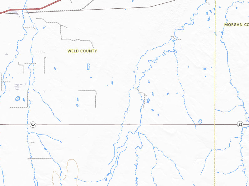 Radar-estimated hail-size map of the storm over Roggen, CO on Jul 10, 2026