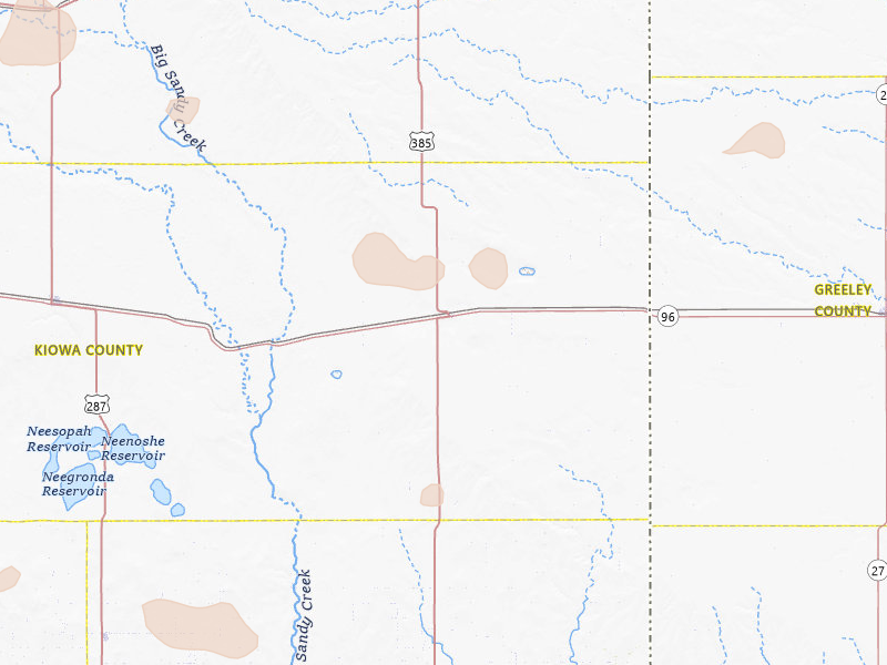 Radar-estimated hail-size map of the storm over Sheridan Lake, CO on Jul 10, 2026