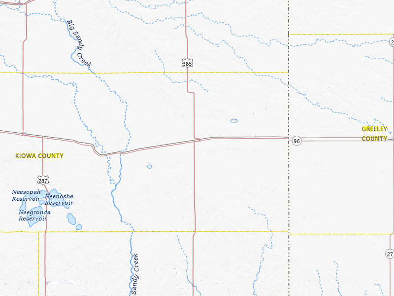 Radar-estimated hail-size map of the storm over Sheridan Lake, CO on Jul 27, 2026