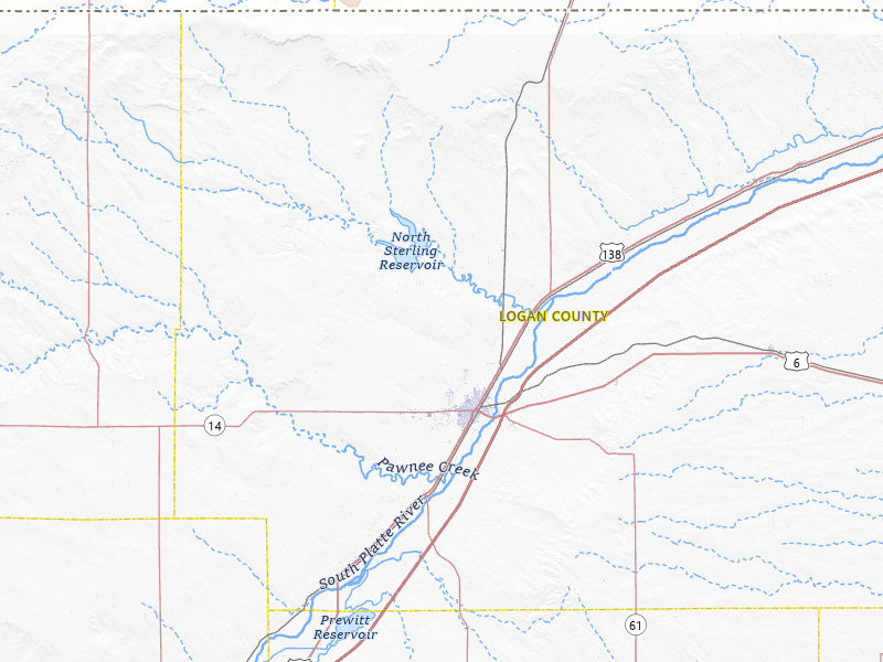 Radar-estimated hail-size map of the storm over Sterling, CO on May 29, 2026