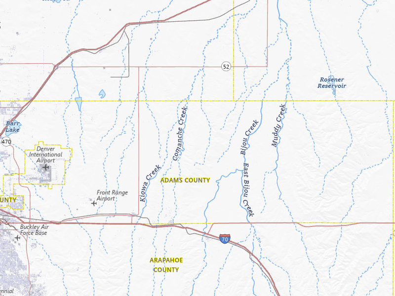 NEXRAD radar-signature map of the hail storm over Strasburg, CO on Jun 8, 2026