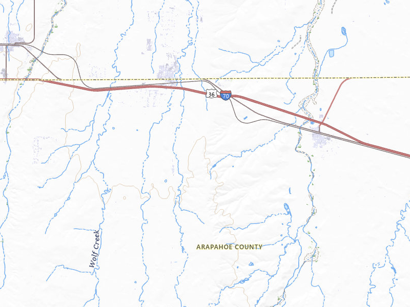 NEXRAD radar-signature map of the hail storm over Strasburg, CO on Jul 10, 2026