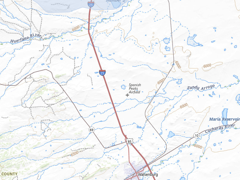 NEXRAD radar-signature map of the hail storm over Walsenburg, CO on Jul 28, 2026