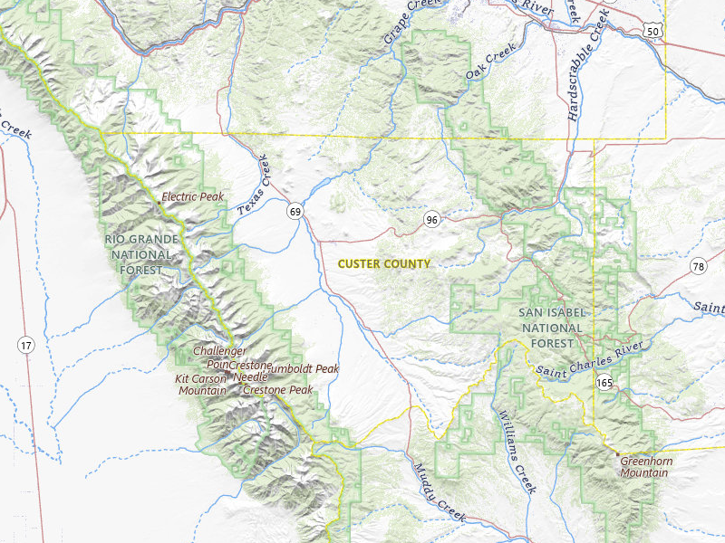 NEXRAD radar-signature map of the hail storm over Westcliffe, CO on Jul 27, 2026