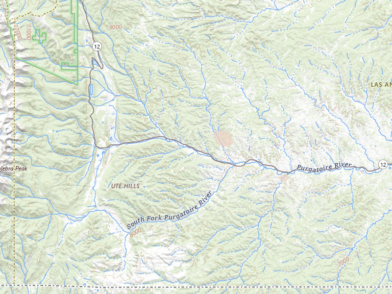 Radar-estimated hail-size map of the storm over Weston, CO on Jul 30, 2026