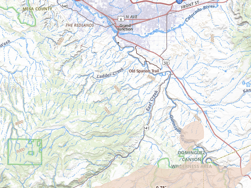 Radar-estimated hail-size map of the storm over Whitewater, CO on Jul 20, 2026