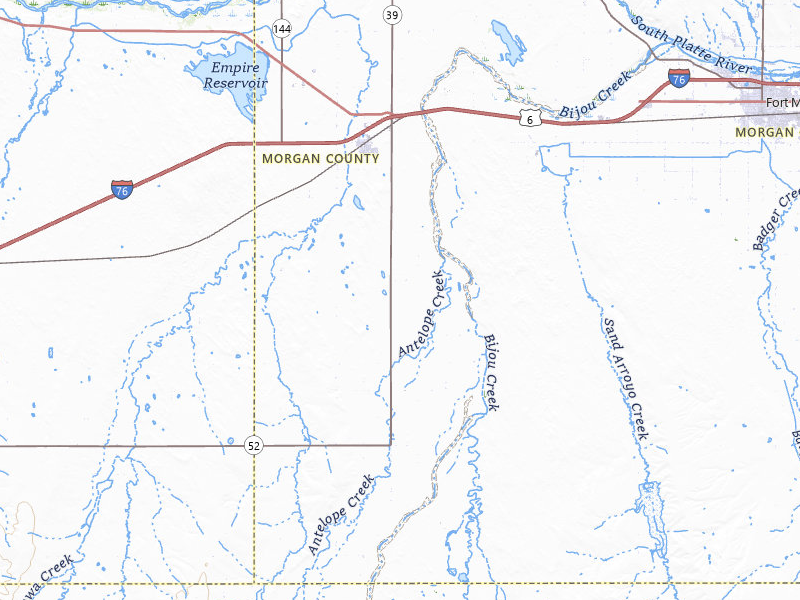 NEXRAD radar-signature map of the hail storm over Wiggins, CO on Jun 8, 2026