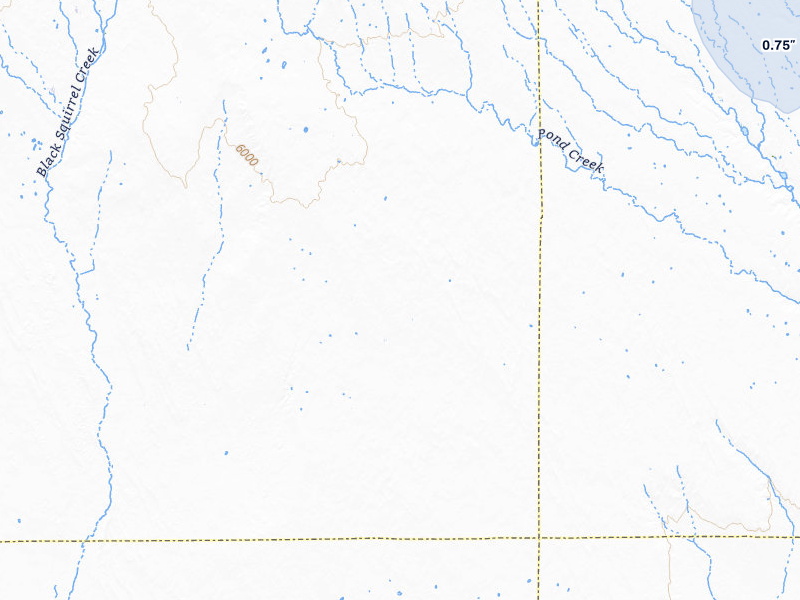 NEXRAD radar-signature map of the hail storm over Yoder, CO on Aug 18, 2026