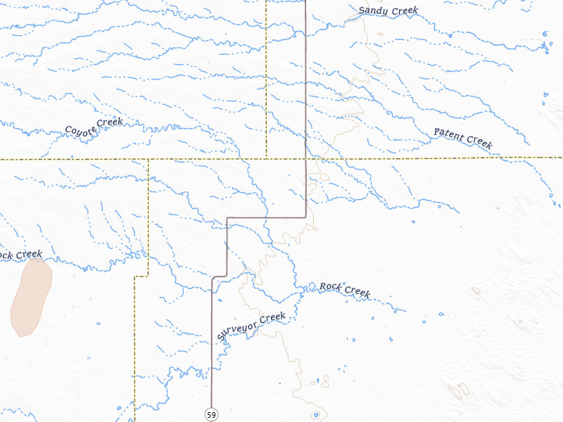 Radar-estimated hail-size map of the storm over Yuma, CO on May 9, 2026