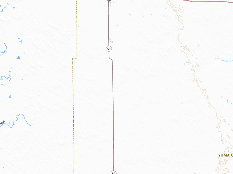 Radar-estimated hail-size map of the storm over Yuma, CO on Jul 3, 2026