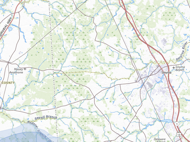 NEXRAD radar-signature map of the hail storm over Clayton, DE on Jul 4, 2026