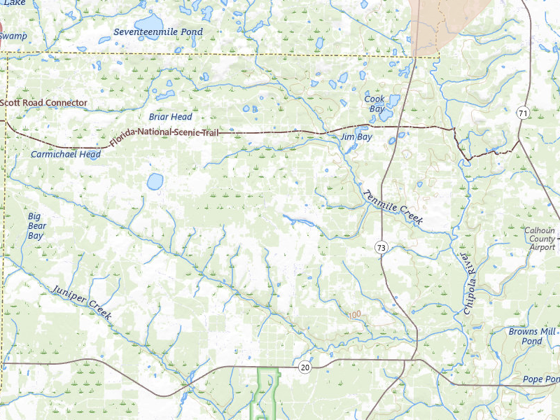 Radar-estimated hail-size map of the storm over Altha, FL on Jul 29, 2026