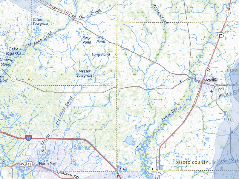 NEXRAD radar-signature map of the hail storm over Arcadia, FL on Jun 29, 2026
