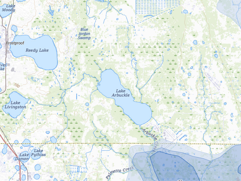 NEXRAD radar-signature map of the hail storm over Avon Park, FL on Mar 25, 2026