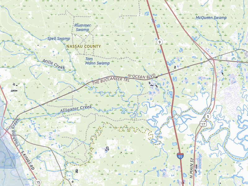 NEXRAD radar-signature map of the hail storm over Callahan, FL on Aug 13, 2026