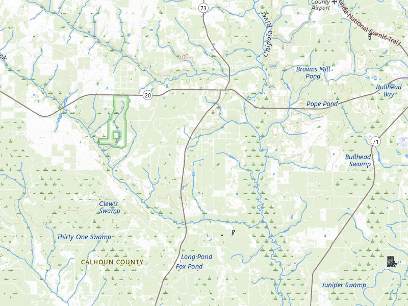 Radar-estimated hail-size map of the storm over Clarksville, FL on Jul 31, 2026