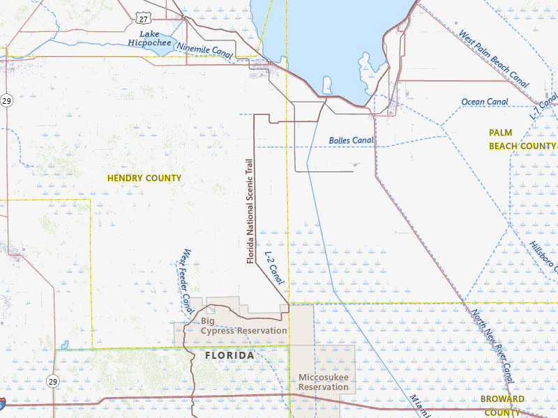 Radar-estimated hail-size map of the storm over Clewiston, FL on Jul 25, 2026