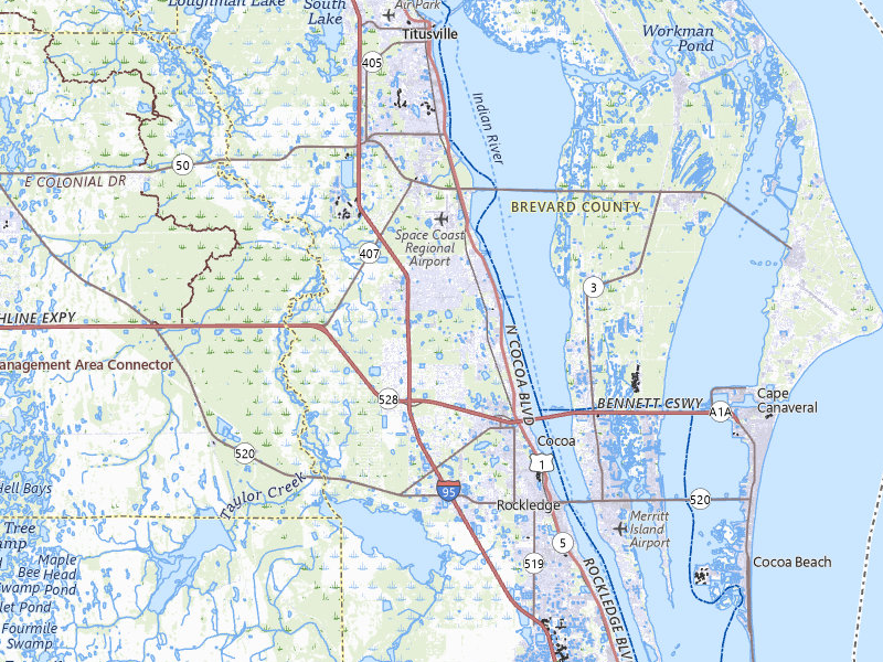 Radar-estimated hail-size map of the storm over Cocoa, FL on May 2, 2026
