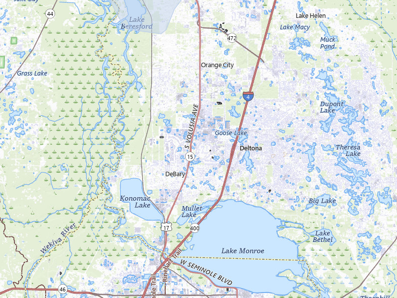 NEXRAD radar-signature map of the hail storm over Debary, FL on Jul 6, 2026