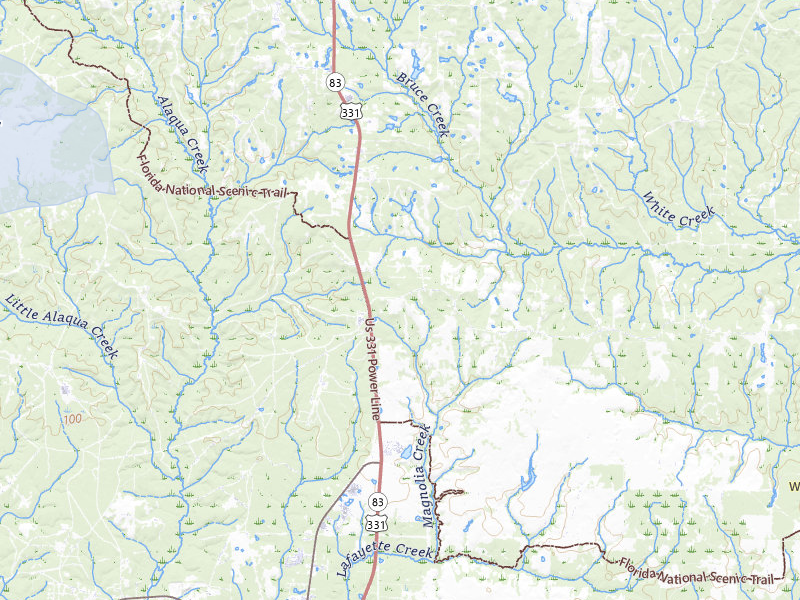 NEXRAD radar-signature map of the hail storm over Defuniak Springs, FL on Jul 7, 2026