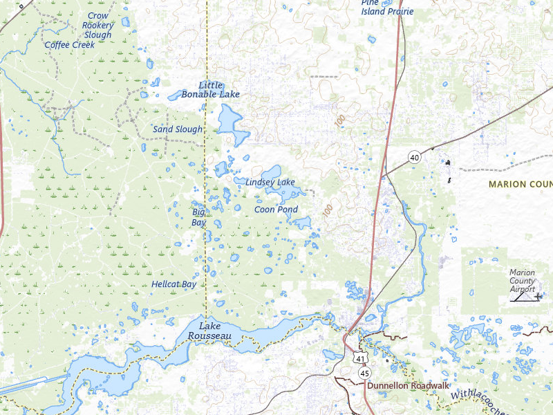 Radar-estimated hail-size map of the storm over Dunnellon, FL on Jun 29, 2026