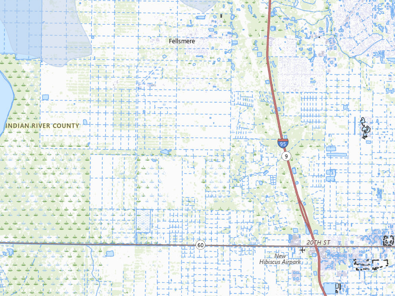 NEXRAD radar-signature map of the hail storm over Fellsmere, FL on Jul 26, 2026