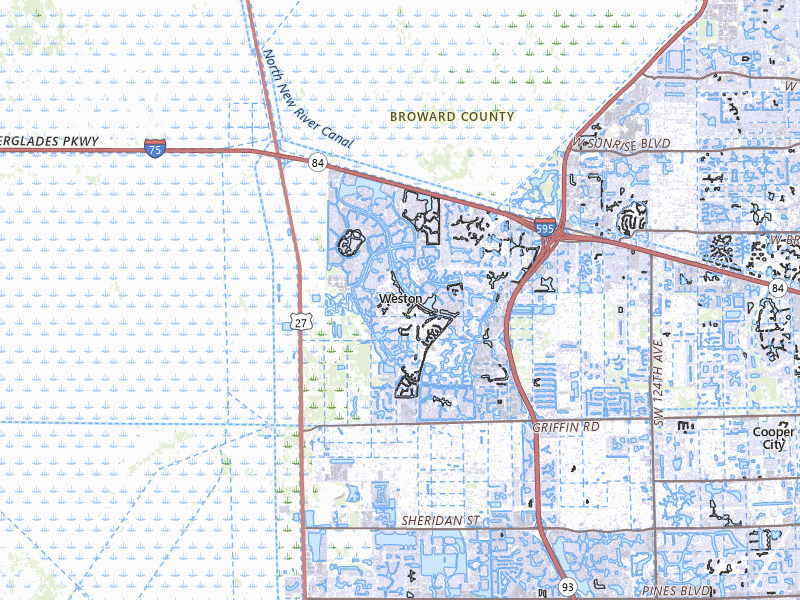 NEXRAD radar-signature map of the hail storm over Fort Lauderdale, FL on Aug 3, 2026