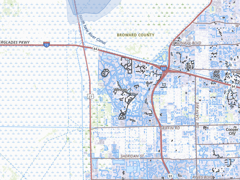 NEXRAD radar-signature map of the hail storm over Fort Lauderdale, FL on Aug 20, 2026
