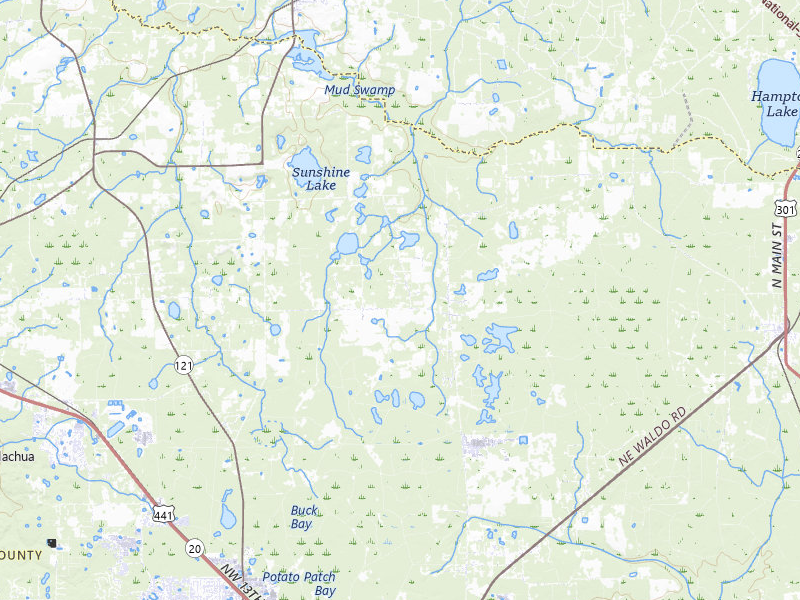 NEXRAD radar-signature map of the hail storm over Gainesville, FL on Aug 14, 2026
