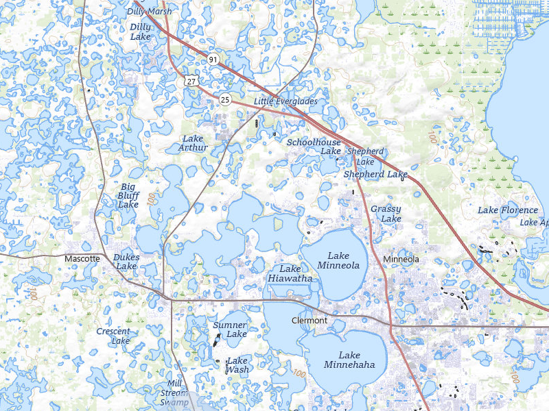 NEXRAD radar-signature map of the hail storm over Groveland, FL on Jul 8, 2026