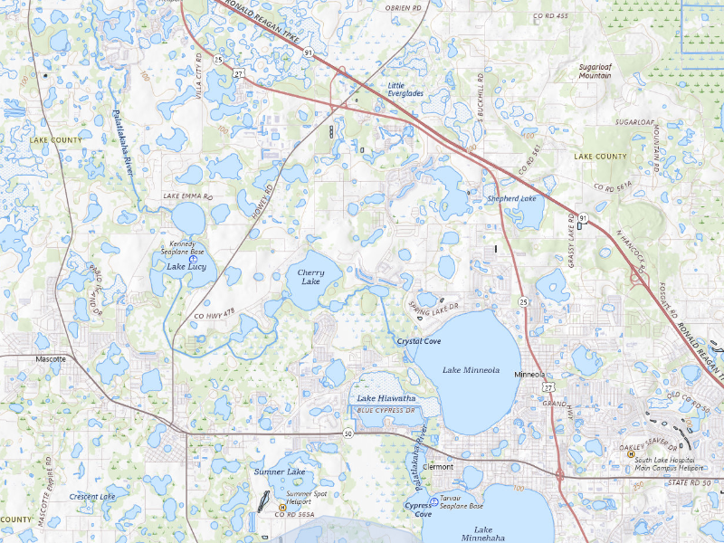 NEXRAD radar-signature map of the hail storm over Groveland, FL on Aug 26, 2026