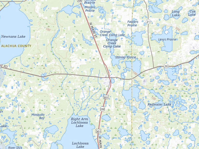 NEXRAD radar-signature map of the hail storm over Hawthorne, FL on Aug 25, 2026