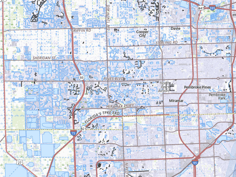 NEXRAD radar-signature map of the hail storm over Hollywood, FL on May 31, 2026
