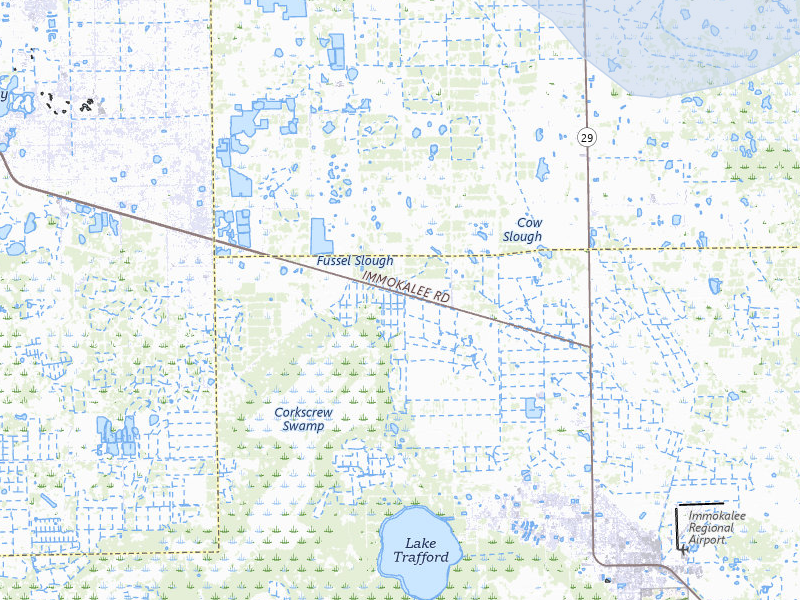 NEXRAD radar-signature map of the hail storm over Immokalee, FL on Jul 10, 2026