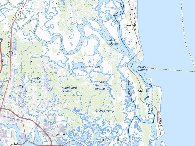 Radar-estimated hail-size map of the storm over Jacksonville, FL on Jul 9, 2026