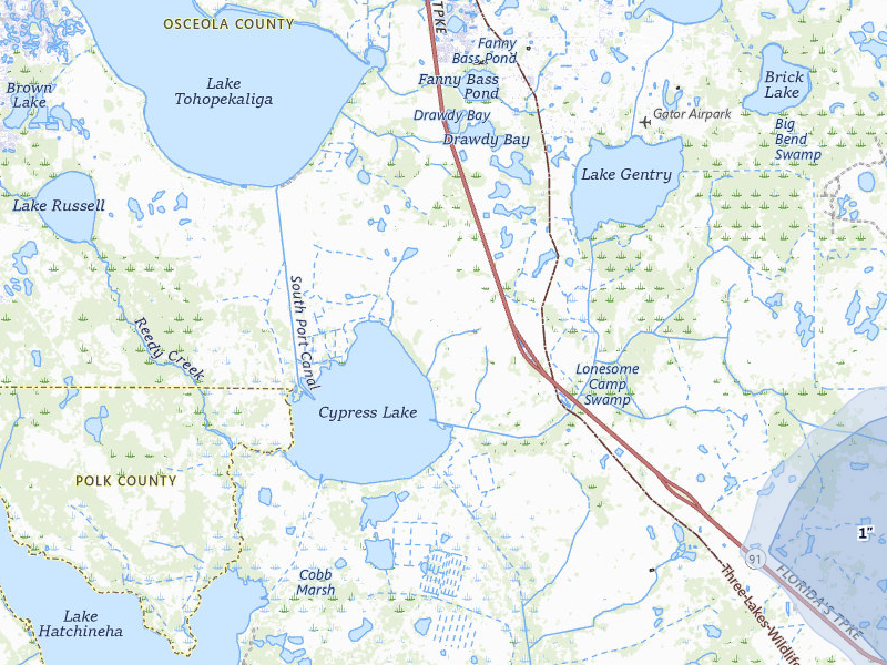 NEXRAD radar-signature map of the hail storm over Kenansville, FL on Jun 29, 2026