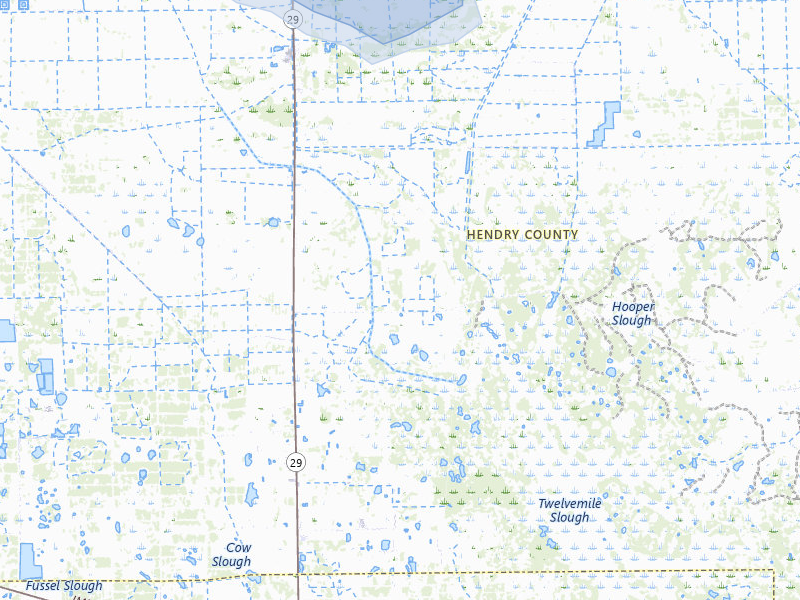NEXRAD radar-signature map of the hail storm over Labelle, FL on Aug 5, 2026