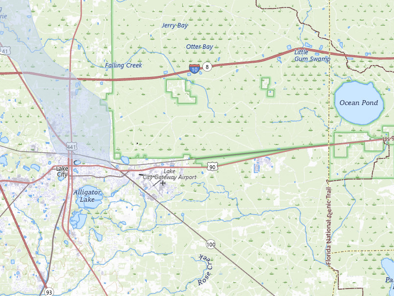 NEXRAD radar-signature map of the hail storm over Lake City, FL on Aug 20, 2026
