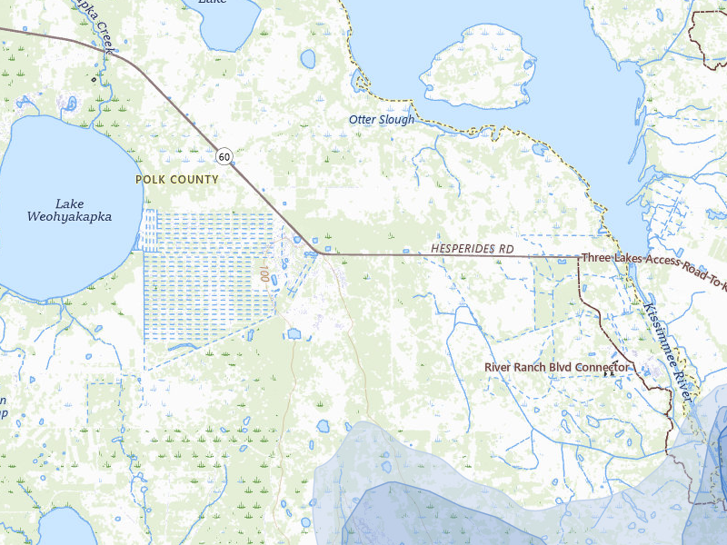 NEXRAD radar-signature map of the hail storm over Lake Wales, FL on Jul 26, 2026