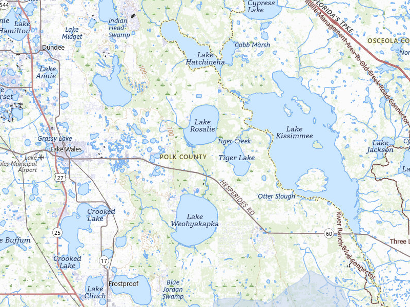 NEXRAD radar-signature map of the hail storm over Lake Wales, FL on Aug 5, 2026