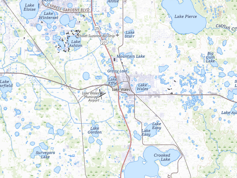 NEXRAD radar-signature map of the hail storm over Lake Wales, FL on Aug 26, 2026