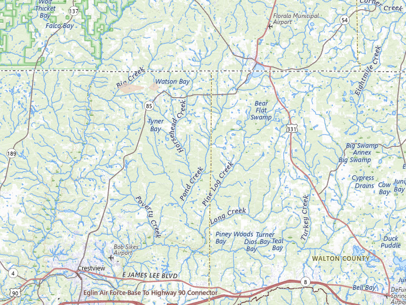 Radar-estimated hail-size map of the storm over Laurel Hill, FL on Jun 30, 2026