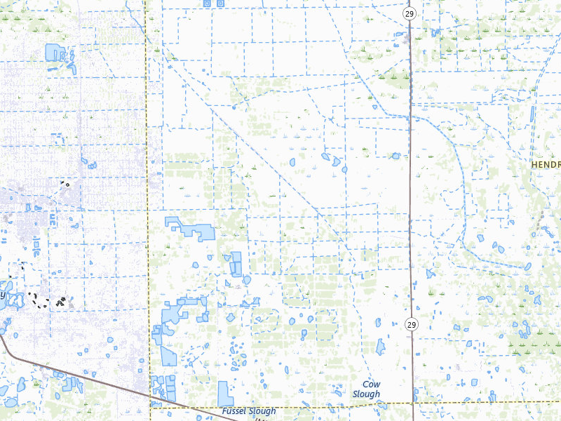 Radar-estimated hail-size map of the storm over Lehigh Acres, FL on Jun 26, 2026