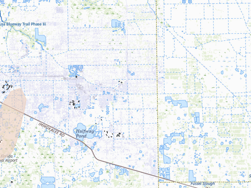 Radar-estimated hail-size map of the storm over Lehigh Acres, FL on Jun 27, 2026