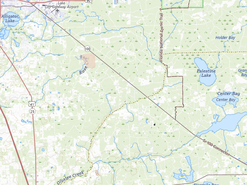 Radar-estimated hail-size map of the storm over Lulu, FL on Jul 30, 2026