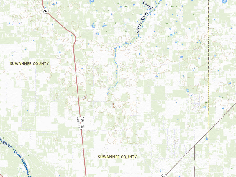 NEXRAD radar-signature map of the hail storm over Mc Alpin, FL on Jul 11, 2026